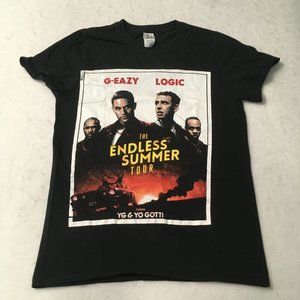 #L The Endless Summer Tour 2016 G-Eazy/Logic/YG/Yo Gotti black small t-shirt